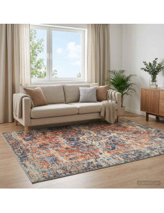 Tappeto ORIZ Arancione 240 x 340 cm 100% Poliestere