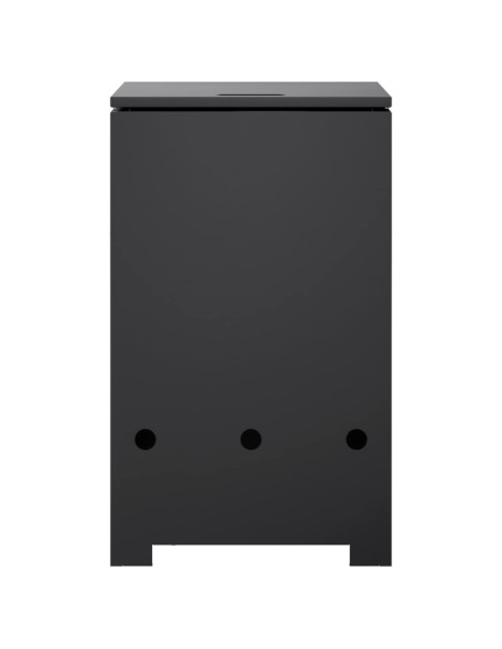 Copribombola per propano 40 x 40 x 66 cm Acciaio Nero