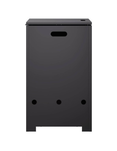 Copribombola per propano 40 x 40 x 66 cm Acciaio Nero