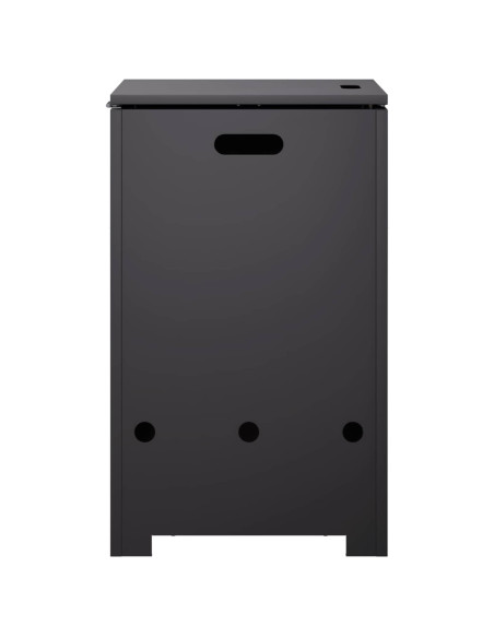 Copribombola per propano 40 x 40 x 66 cm Acciaio Nero