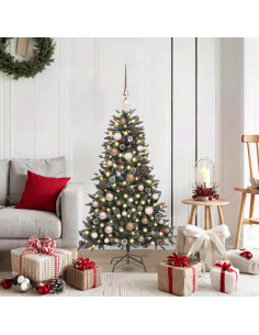 Albero di Natale artificiale con 150 LED Verde 120 cm