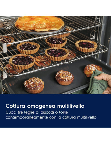 Electrolux Serie 600 LOC3H44TX Forno A vapore SenseCook con SteamCrisp