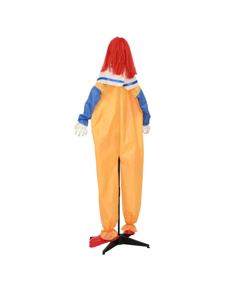 Clown spaventoso di Halloween SPOOKA Giallo e Blu