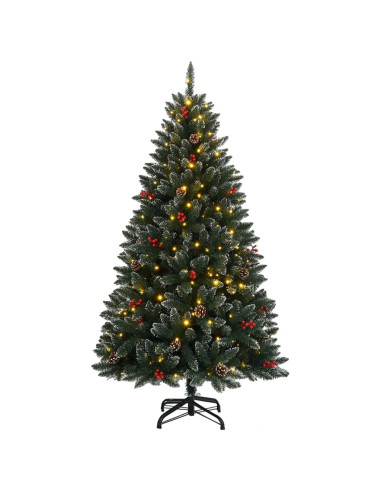Albero di Natale Artificiale con 150 LED 120 cm