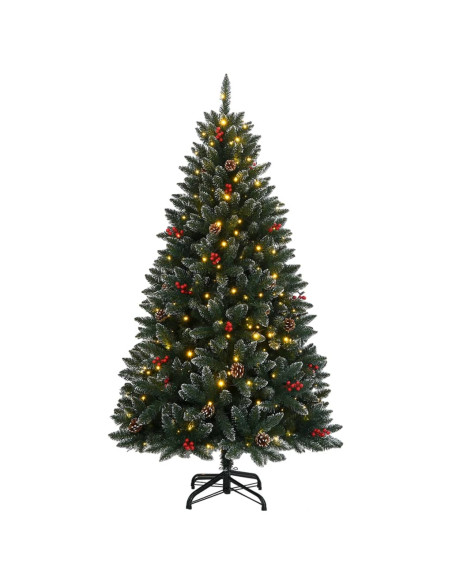 Albero di Natale Artificiale con 150 LED 120 cm