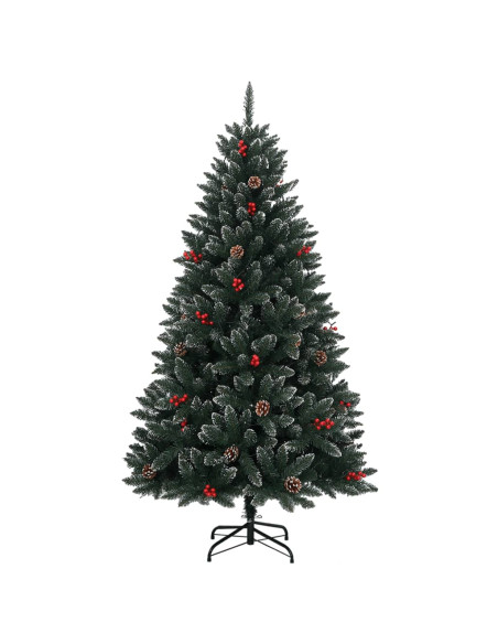 Albero di Natale Artificiale con 150 LED 120 cm