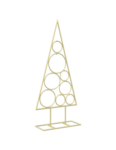 Albero di Natale in Metallo con Supporto Circolare KUOPIO 60 cm
