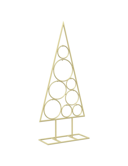Albero di Natale in Metallo con Supporto Circolare KUOPIO 60 cm