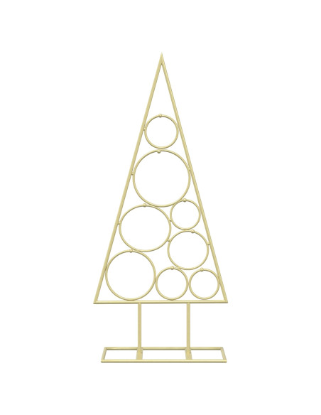 Albero di Natale in Metallo con Supporto Circolare KUOPIO 60 cm