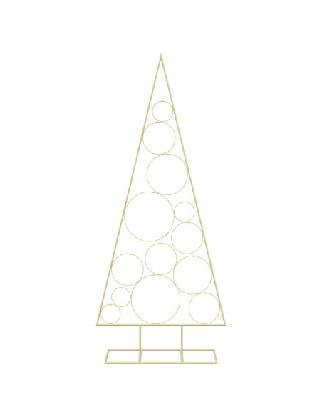 Albero di Natale in Metallo con Supporto Circolare KUOPIO