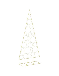 Albero di Natale in Metallo con Supporto Circolare KUOPIO 2