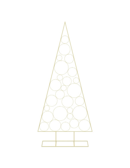 Albero di Natale in Metallo con Supporto Circolare KUOPIO