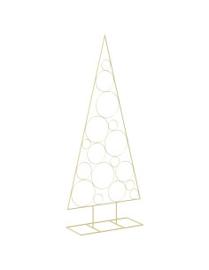 Albero di Natale in Metallo con Supporto Circolare KUOPIO 2