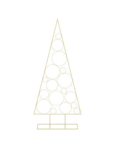 Albero di Natale in Metallo con Supporto Circolare KUOPIO