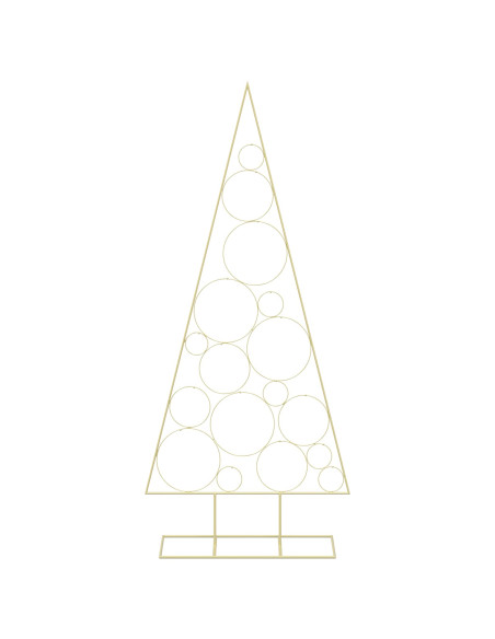 Albero di Natale in Metallo con Supporto Circolare KUOPIO