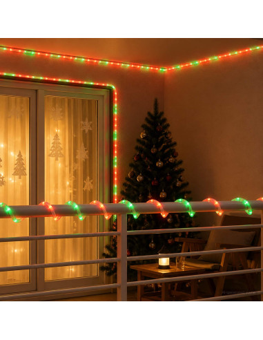 Tubo luminoso LED di Natale 240 LED Rosso 10 m