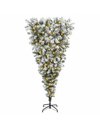 Albero di Natale artificiale rovesciato con rami snodati 150 cm