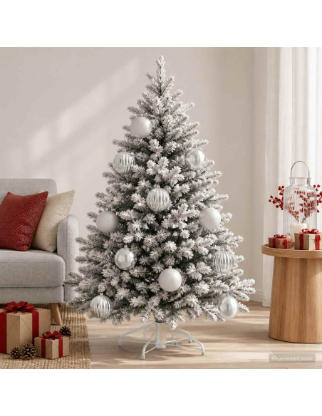 Set di palline di Natale XXL 3 pz Argento Ø 25 cm Plastica