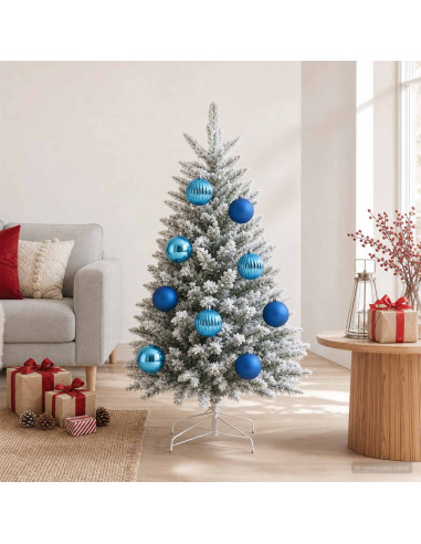 Set di palline di Natale XXL 3 pz Blu Ø 25 cm Plastica
