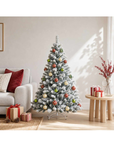 Set di Palline di Natale 30 pz Rosso, verde e oro Ø 6 cm
