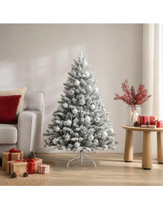 Set di Palline di Natale 88 pz argento e bianco Ø 6 cm Plastica