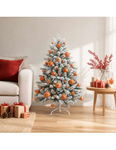 Set di Palline di Natale 88 pz Bronzo Ø 6 cm Plastica