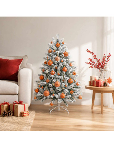 Set di Palline di Natale 88 pz Bronzo Ø 6 cm Plastica
