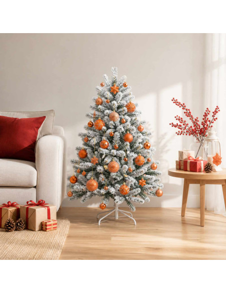 Set di Palline di Natale 88 pz Bronzo Ø 6 cm Plastica