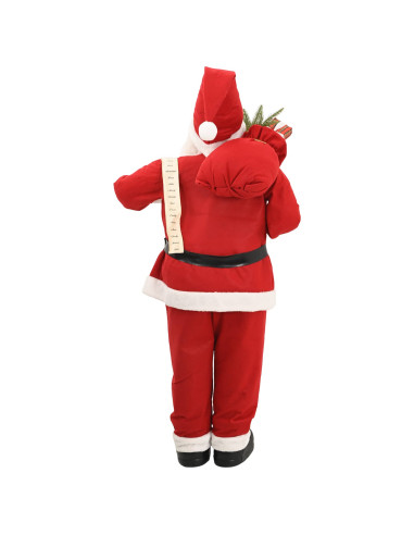 Statuetta di Babbo Natale Rosso 110 cm Poliestere