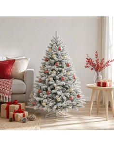 Set di Palline di Natale 32 pz Oro e Rosso Ø 6 cm Plastica