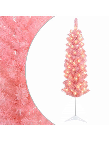 Albero di Natale Artificiale Sottile 120 cm 150 LED