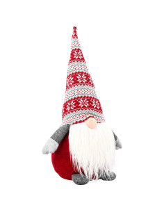 Gnomo di Natale Rosso 45 cm Poliestere 2