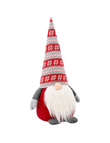 Gnomo di Natale Rosso 60 cm Poliestere