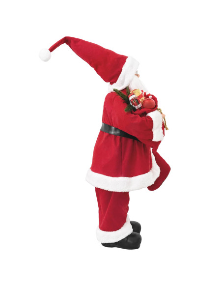 Statuetta di Babbo Natale Rosso 62 cm Poliestere