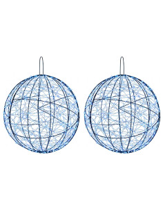 Luce a punta di Natale 2 pz 1900 LED Blu Ø 60 x 63 cm 2