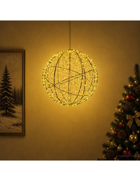 Luce a punta di Natale 750 LED Bianco caldo Ø 50 x 52 cm