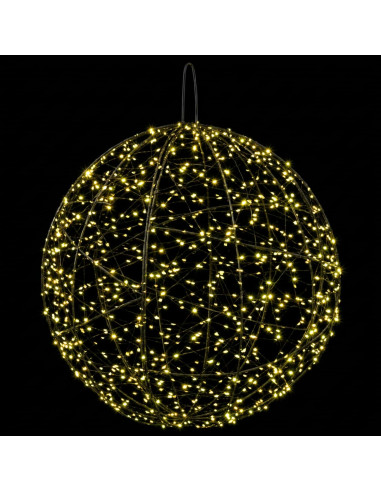 Luce a punta di Natale 2 pz 1900 LED Bianco caldo Ø 60 x 63 cm