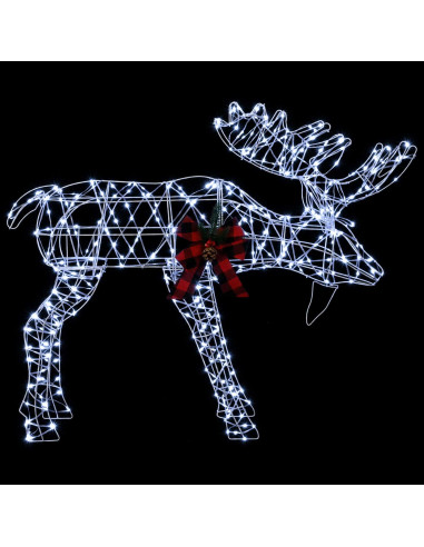 Decorazione natalizia alce 340 LED Bianco freddo