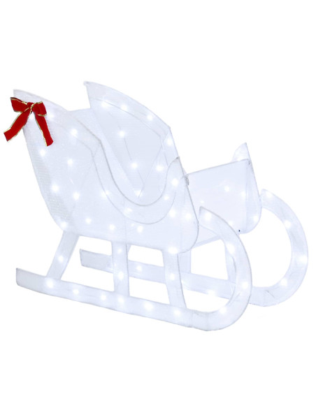Slitta trainata da renna LOVIISA 200 LED Bianco freddo