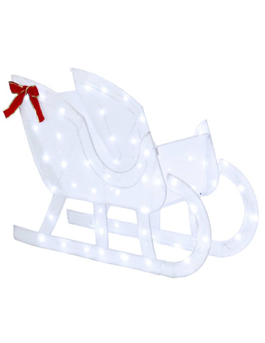 Slitta trainata da renna LOVIISA 200 LED Bianco freddo