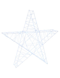Stella di Natale 3D 120 LED Bianco freddo 55 x 53,5 x 10 cm 2