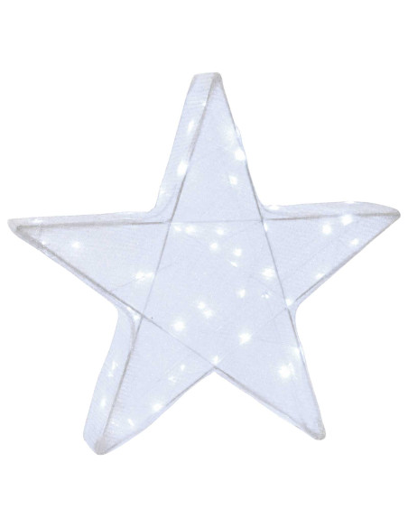 Stella di Natale 3D 50 LED Bianco freddo 55 x 53,5 x 10 cm