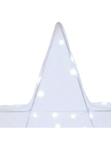 Stella di Natale 3D 50 LED Bianco freddo 55 x 53,5 x 10 cm