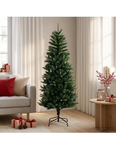Artificial Hinged Christmas Tree 150 cm PE e PVC Verde