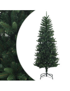 Artificial Hinged Christmas Tree 150 cm PE e PVC Verde 2