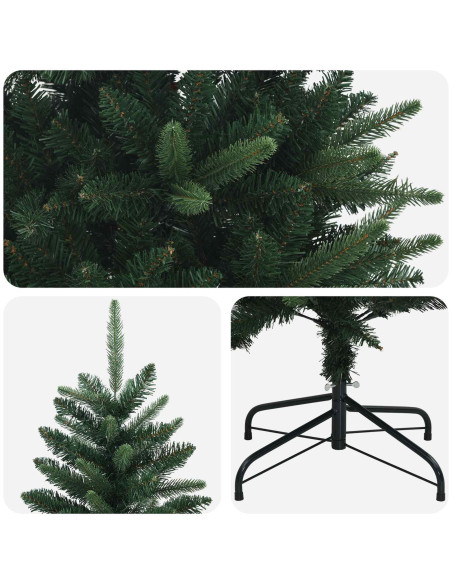 Artificial Hinged Christmas Tree 120 cm PE e PVC Verde