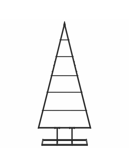 Albero di Natale in metallo KUOPIO 90 cm Metallo Nero