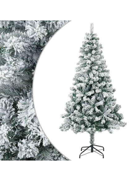Albero di Natale artificiale 120 cm PVC e Acciaio