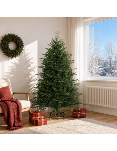 Albero di Natale Artificiale con Rami Pieghevoli 180 cm