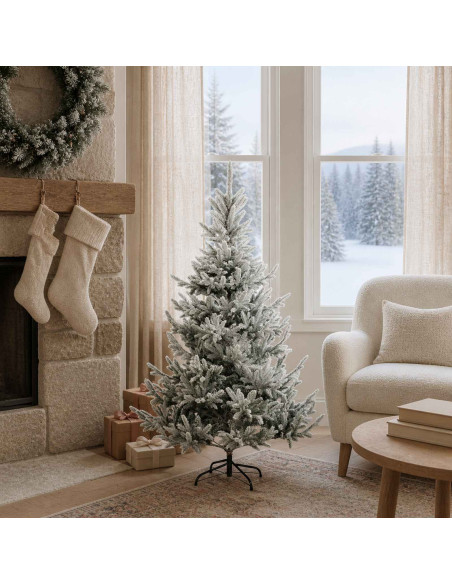 Albero di Natale Artificiale con Rami Pieghevoli 150 cm